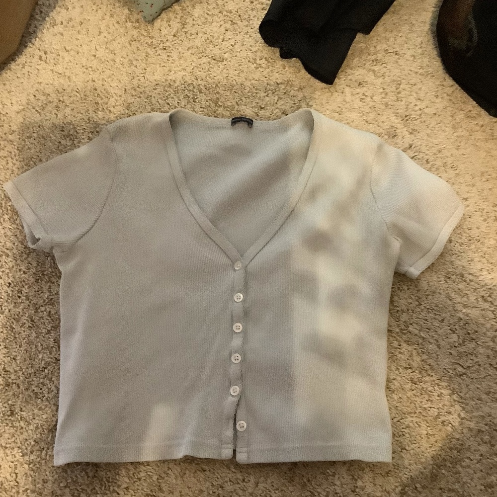 Brandy cropped tee